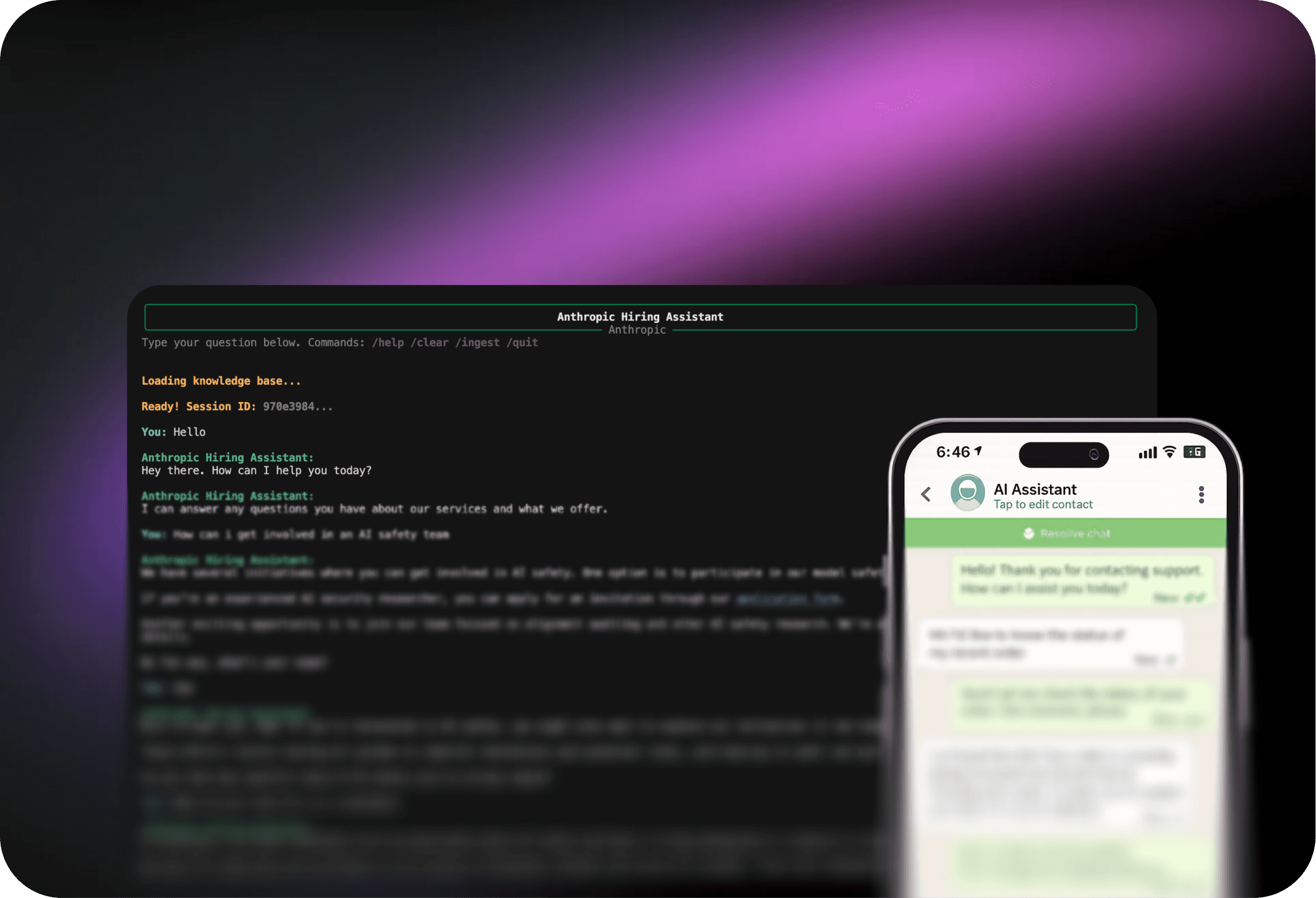 RAG Sales Agent project showcase